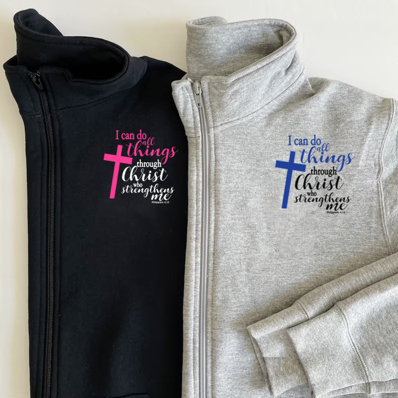 I Can Do All Things Pullover Sweatshirt  Jacket Gift