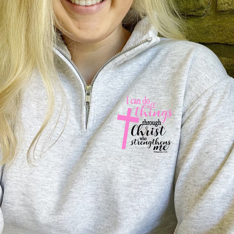 I Can Do All Things Pullover Sweatshirt  Jacket Gift