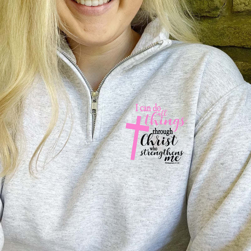 I Can Do All Things Pullover Sweatshirt  Jacket Gift