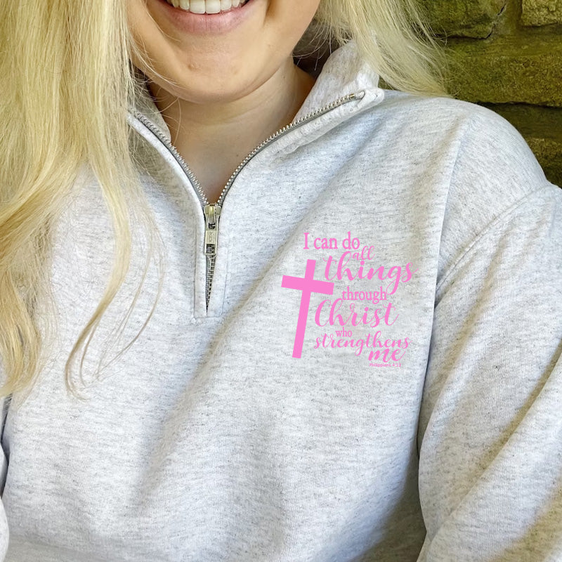 I Can Do All Things Pullover Sweatshirt  Jacket Gift