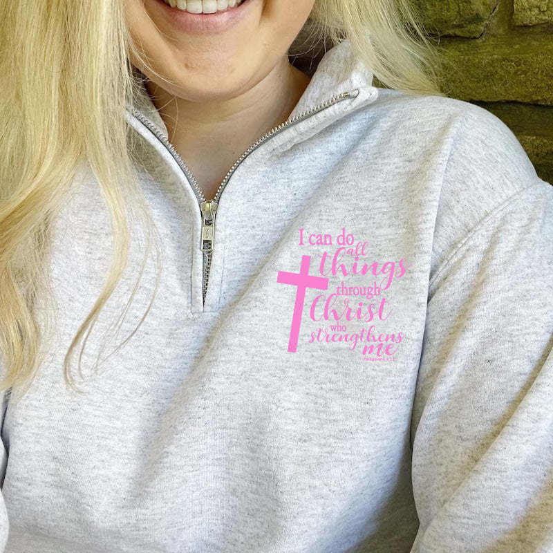 I Can Do All Things Pullover Sweatshirt  Jacket Gift