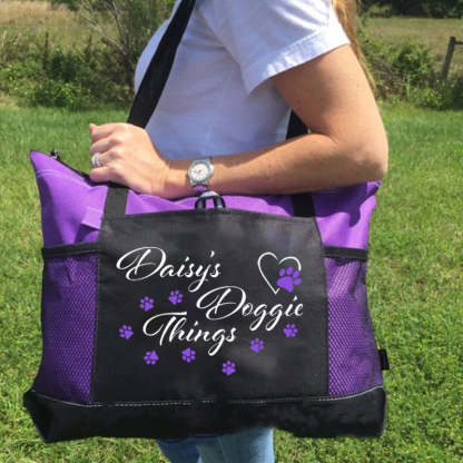 Personalized  Doggie Tote Bag