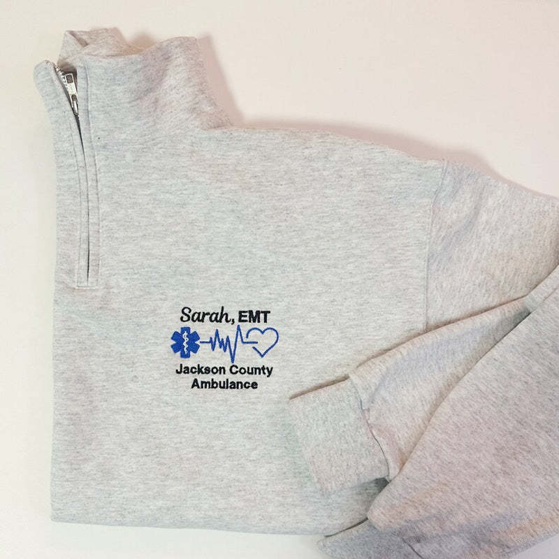 EMT EMS Custom Pullover Sweatshirt Jacket