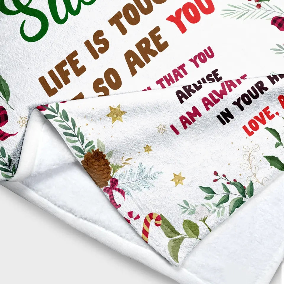 To My Sister - Personalized Blanket, Christmas Gift For Family