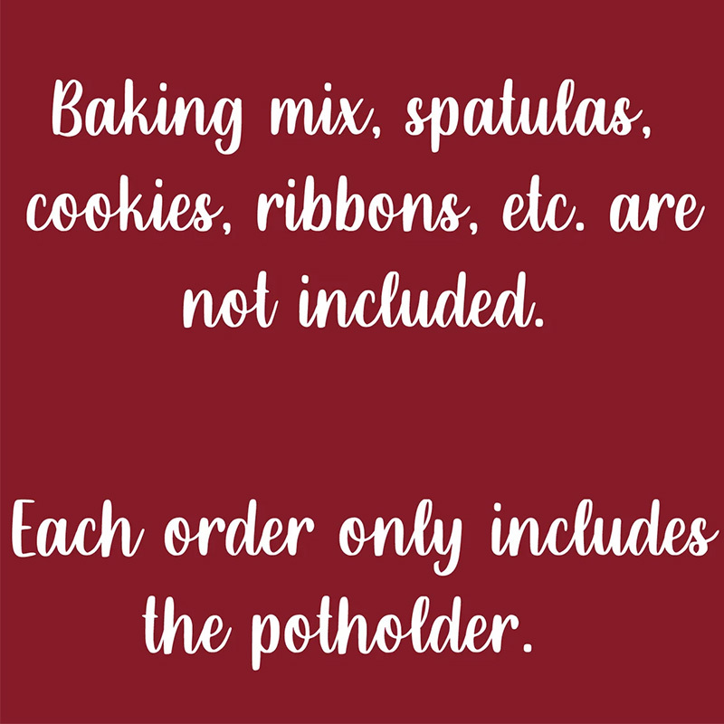 Potholder Neighbor Coworker Family Christmas Gift Easy Holiday Gift