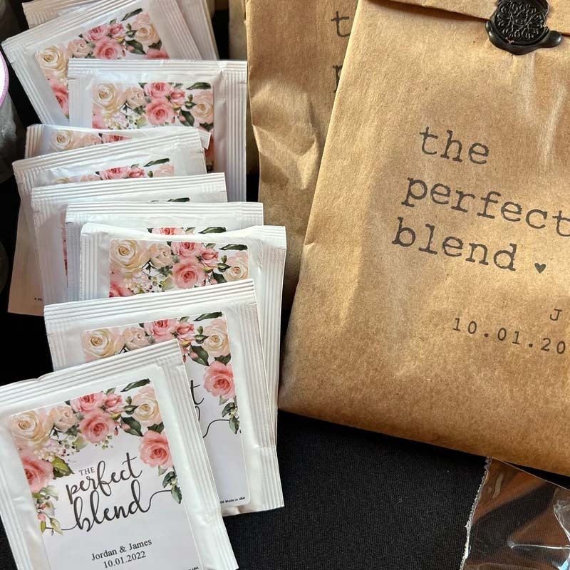 Custom Wedding Favor Tea Perfect Blend Wedding Favors