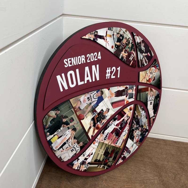 Personalized Senior Sports Gifts - Photo Collage Sports Lover Gifts Graduation Gifts