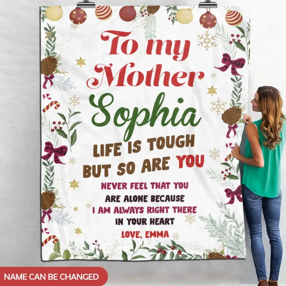 To My Sister - Personalized Blanket, Christmas Gift For Family