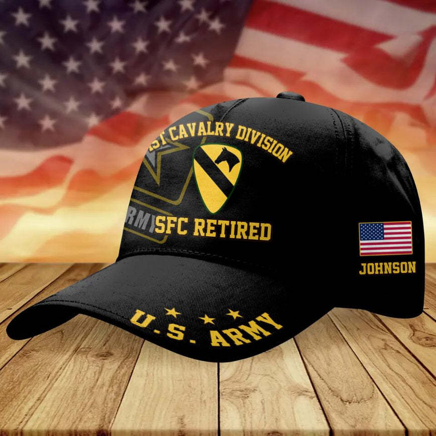 Custom Personalized Veteran Baseball Cap - Gift Idea For Veteran Birthday Gift