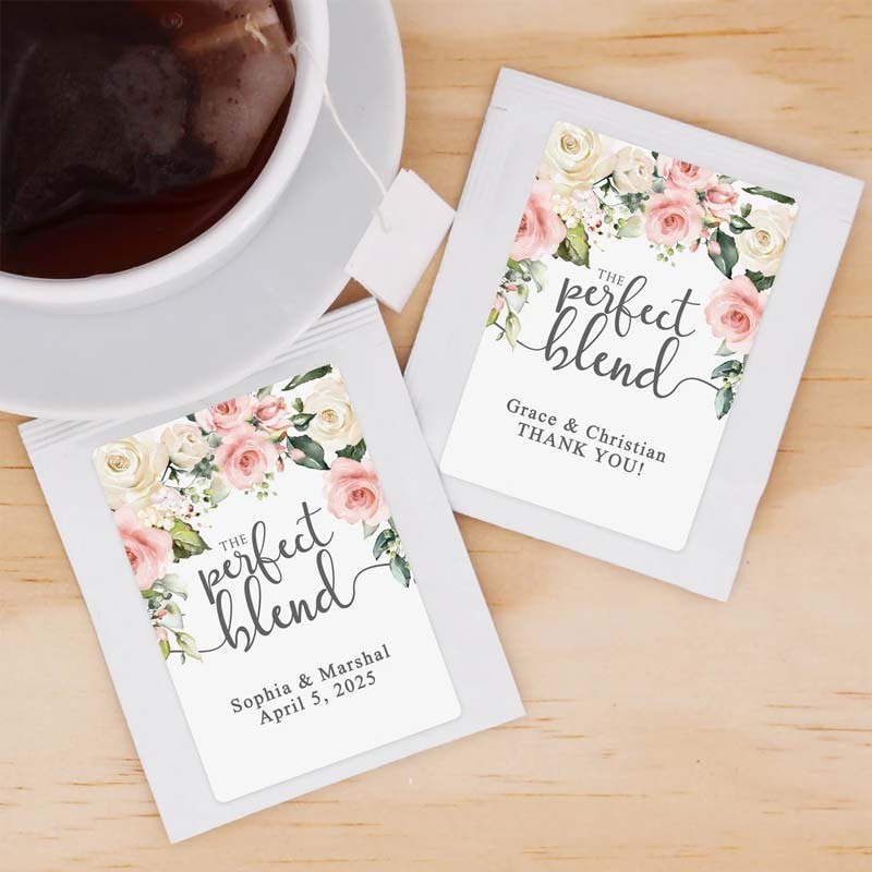 Custom Wedding Favor Tea Perfect Blend Wedding Favors