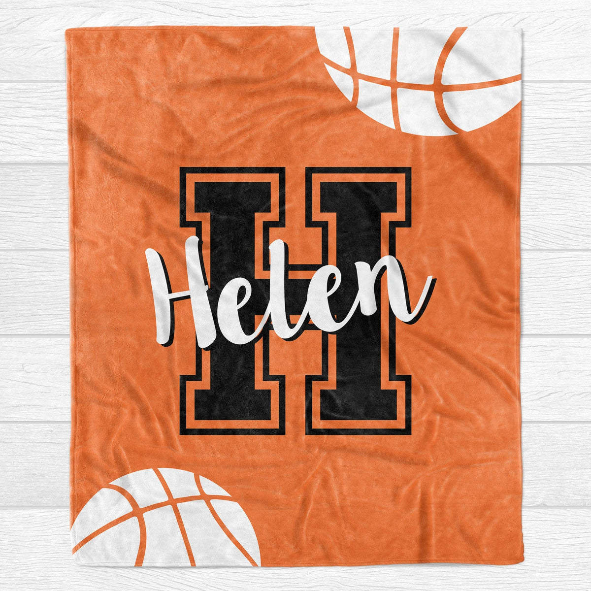 Personalized Custom Basketball Blanket
