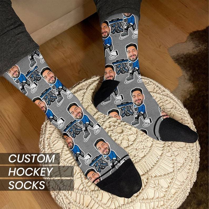 Personalized Hockey Gifts Hockey Socks Customized Socks Gifts for Boys