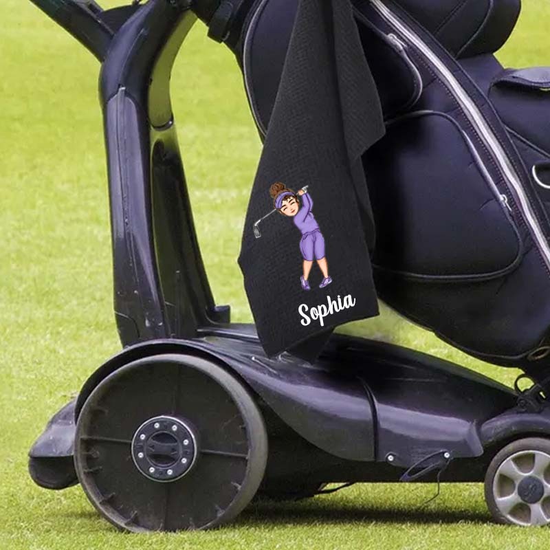 Personalized Golf Towel Golf Queen Towel Gift For Golf Lover