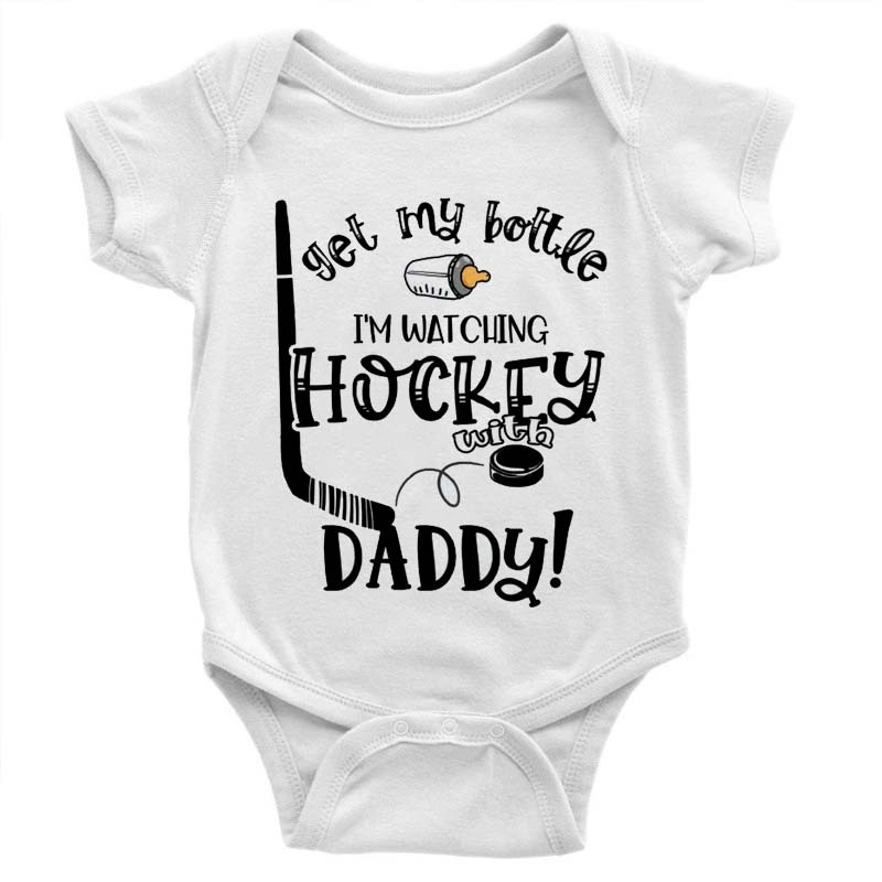 Custom Little Hockey Fan Oneise Daddy's Future Hockey Buddy Oneise
