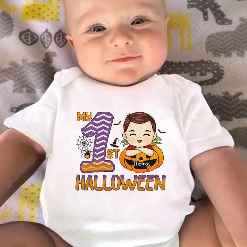 Personalized Custom Baby Onesie - Halloween Gift For Baby Kids Newborn Baby