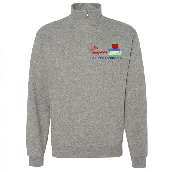 Embroidered Teacher Pullover Sweatshirt Jacket