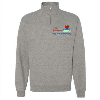 Embroidered Teacher Pullover Sweatshirt Jacket