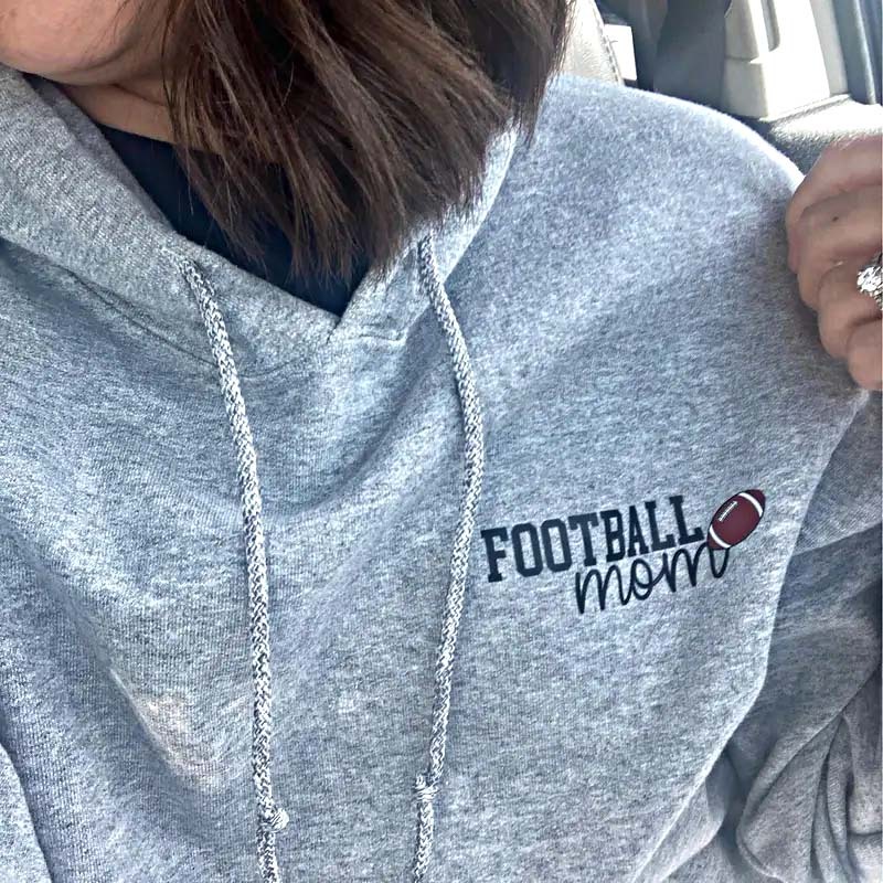 Football Softball Basketball Mom Shirt With Kids Name & Jersey Number