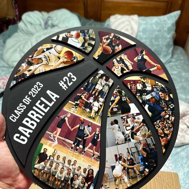Personalized Senior Sports Gifts - Photo Collage Sports Lover Gifts Graduation Gifts