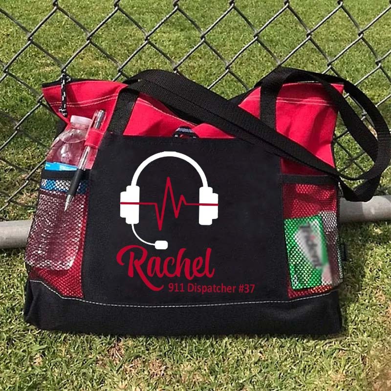 911 Dispatcher Bag Personalized Bag for 911 tote bag EMD Tote Bag First Responder Gift