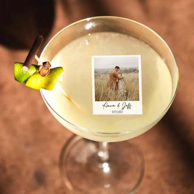 Edible photo drink topper edible image edible photo