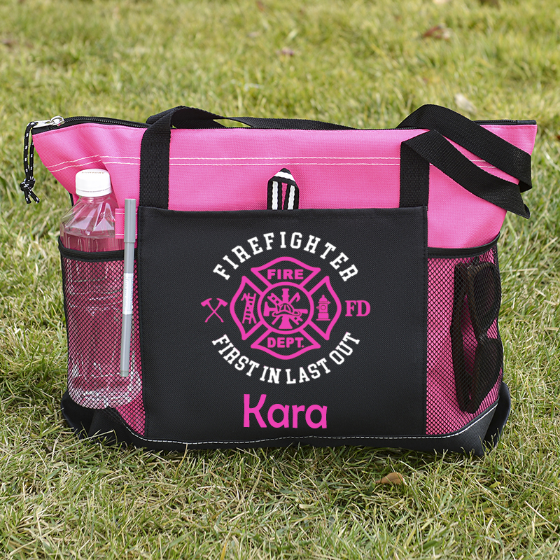 Fire Firefighter Gift Custom Tote Bag