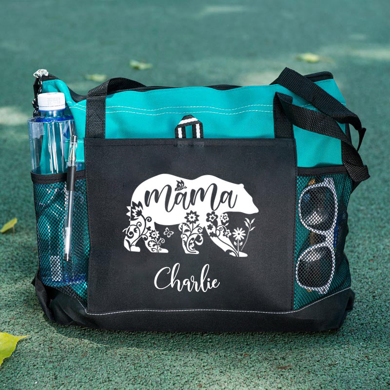 Mama Bear Tote Bag, Personalized Tote Bag