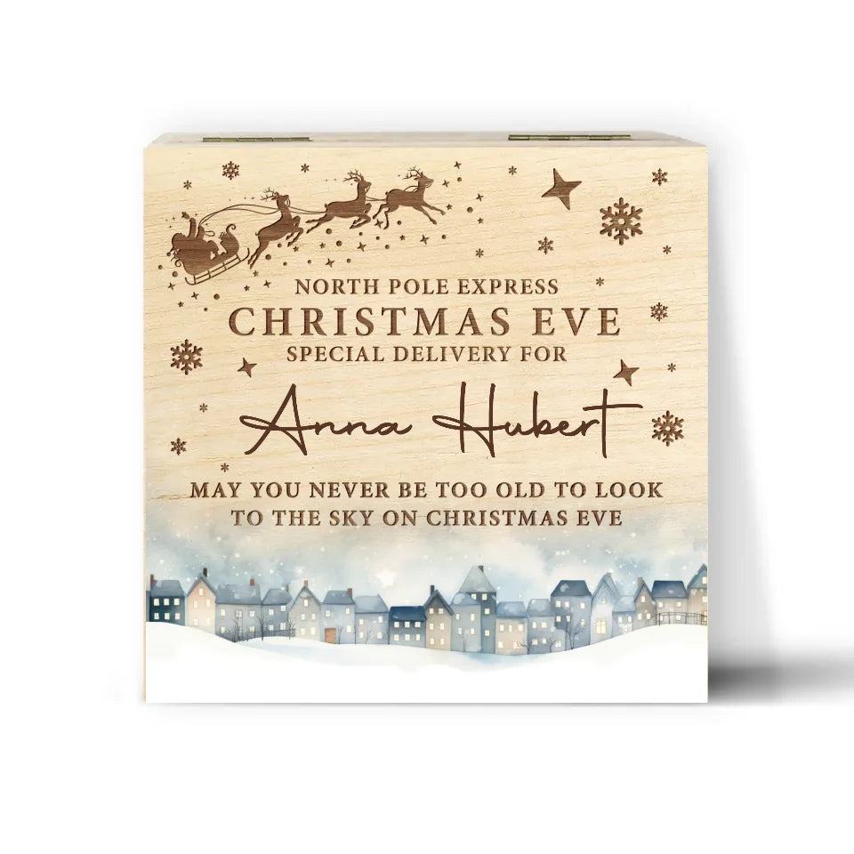 North Pole Express - Personalized Christmas Eve Box, Christmas Gift for Kids, Christmas Gift Box