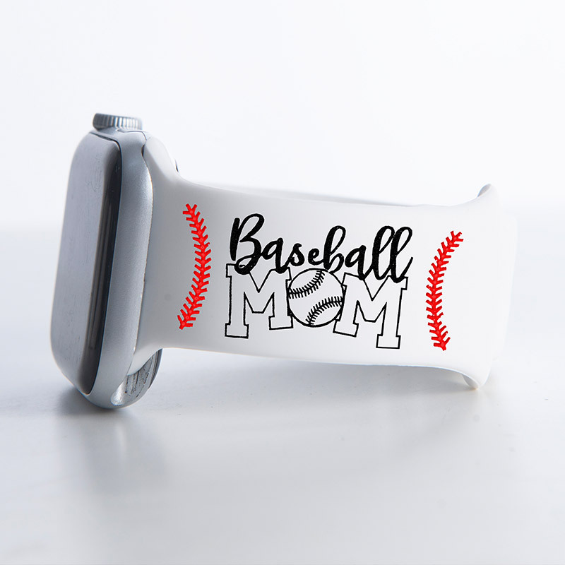 Personalized Silicone Bands Hockey Watch Bands, Hockey mom watch bands, Sport watch bands