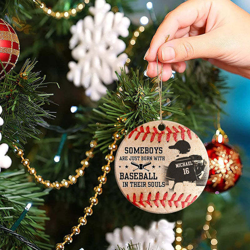 Someboys Are Just Born With Baseball In Their Soul Pandemic Ornament