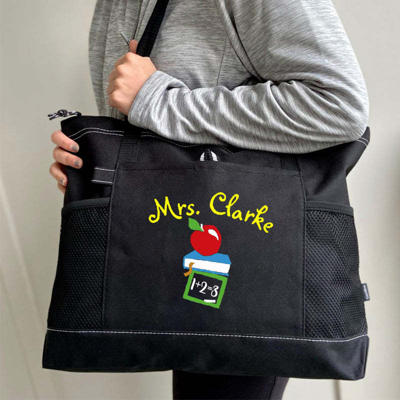 Personalized Teacher Tote Bag ,Teacher tote bag