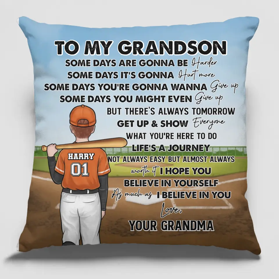 Life's A Journey, Not Always Easy But Almost Always - Personalized Custom Pillow