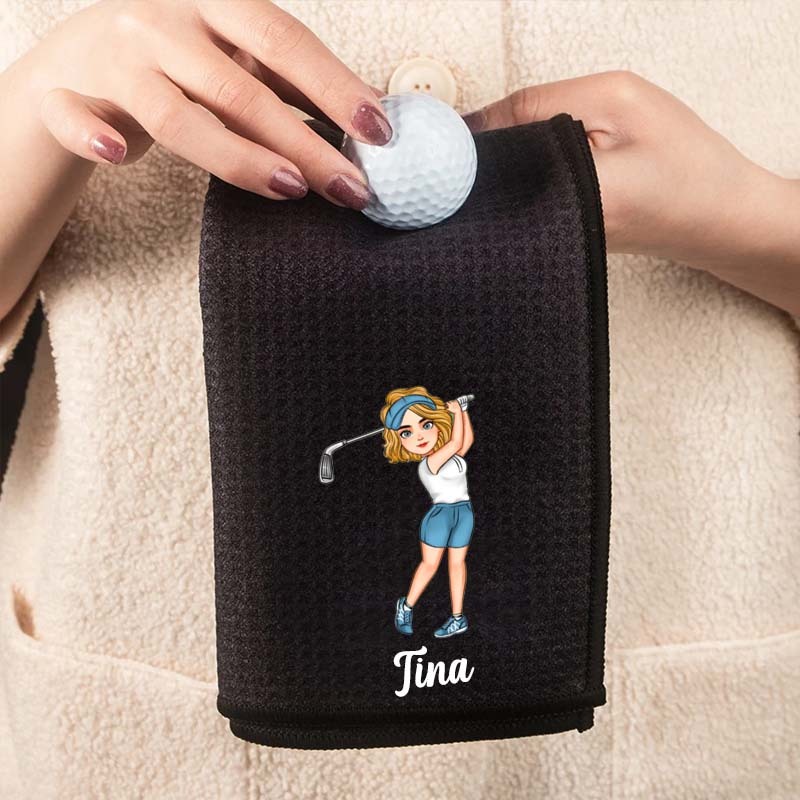 Personalized Golf Towel Golf Queen Towel Gift For Golf Lover