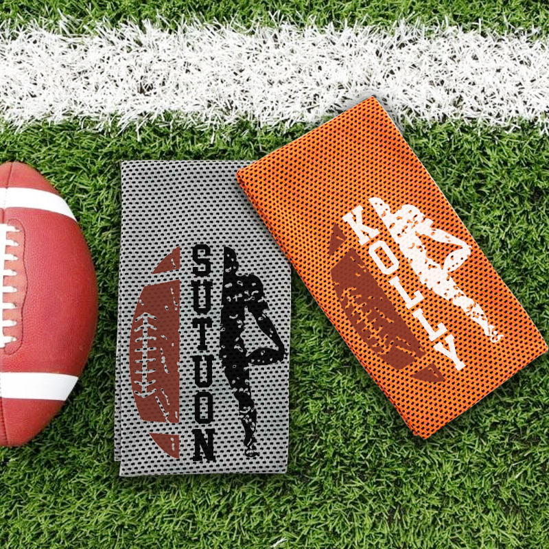 Personalized Cooling Towels Football Sporter Cooling Towel