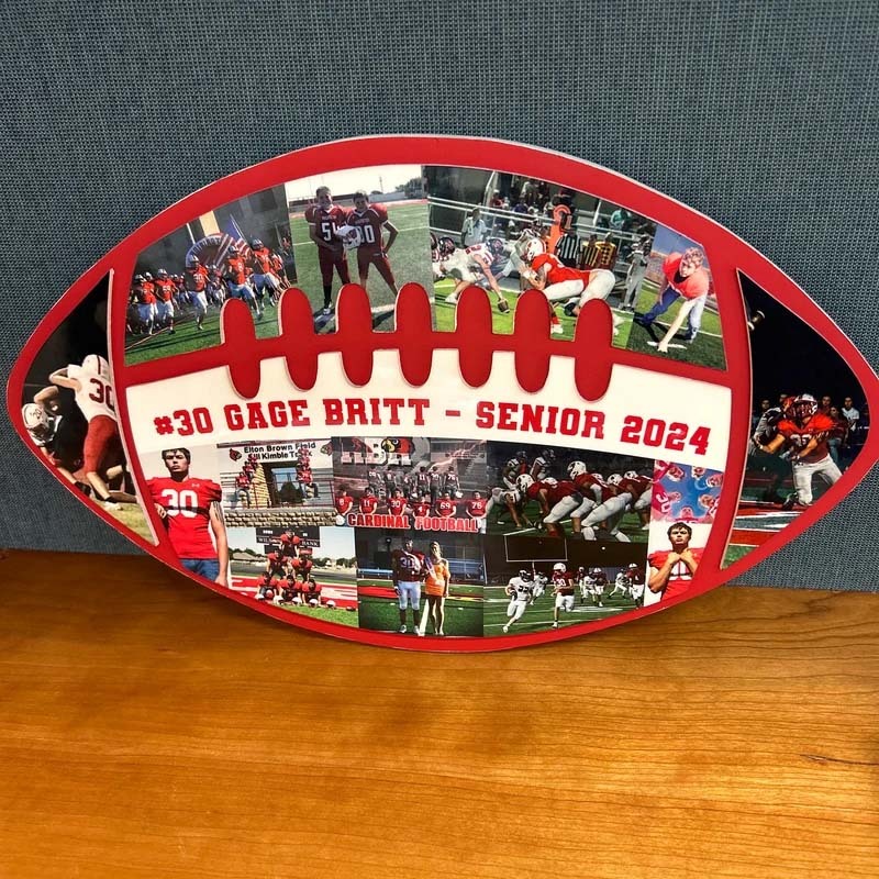 Personalized Senior Sports Gifts - Photo Collage Sports Lover Gifts Graduation Gifts