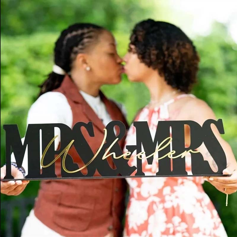 Mr & Mrs Wedding Sign wedding centerpiece Top Table Sign wedding decor
