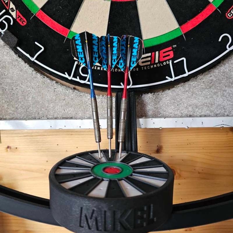 Dartboard Inspired Darts Holder Dart stand with optional name print