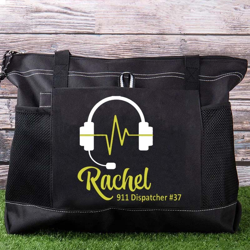911 Dispatcher Bag Personalized Bag for 911 tote bag EMD Tote Bag First Responder Gift