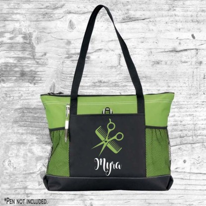 Personalized Hair Stylist Bag Custom Bag Hairstylist Gift Barber Bag Hair Dresser Gift Beautician Bag