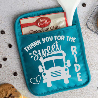 Teacher Gift, Potholder Teacher Gift, Oven Mitt Teacher Gift