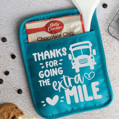 Teacher Gift, Potholder Teacher Gift, Oven Mitt Teacher Gift