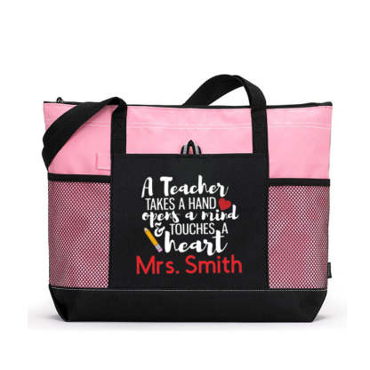 Personalized Teacher Tote, Teacher Gift, Teacher Bag