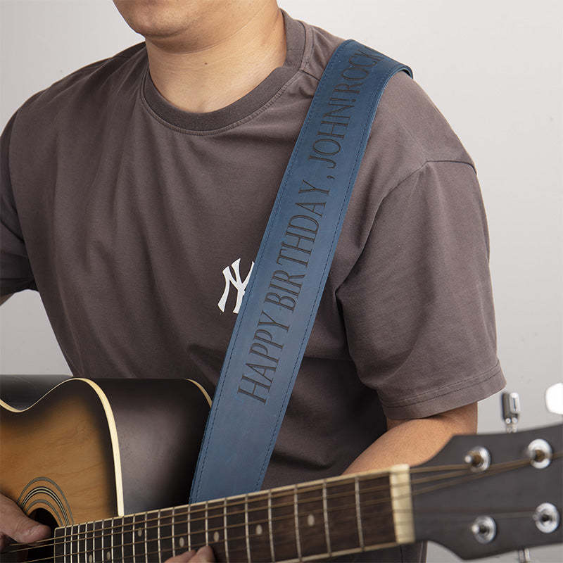 Guitar Strap, Personalize Guitar Strap, Leather Guitar Strap