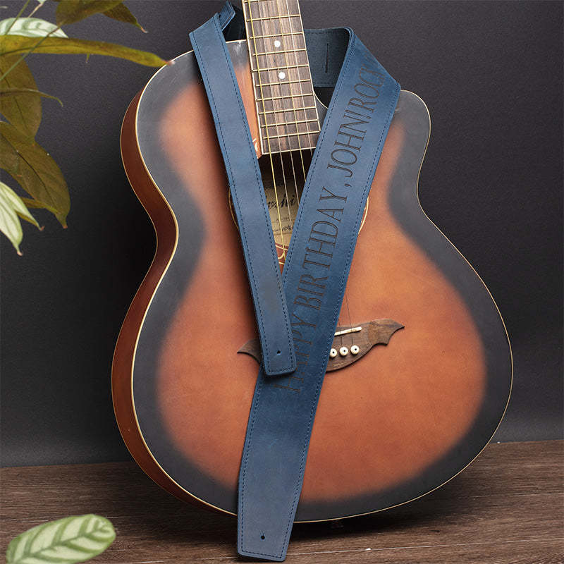 Guitar Strap, Personalize Guitar Strap, Leather Guitar Strap
