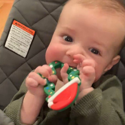 Christmas Baby Toy, Christmas Tree Teething Toy, Silicone teething toy