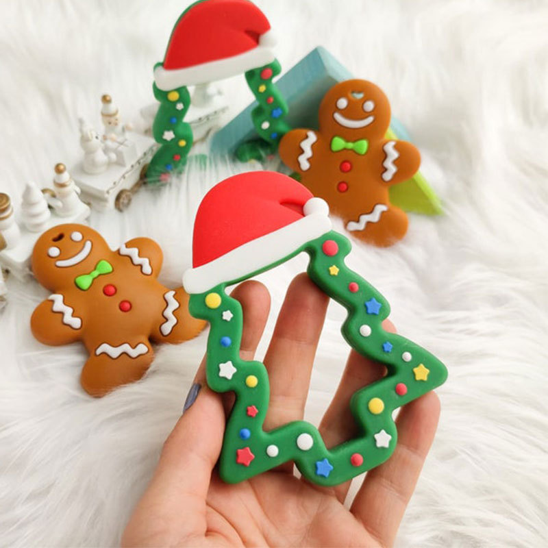 Christmas Baby Toy, Christmas Tree Teething Toy, Silicone teething toy