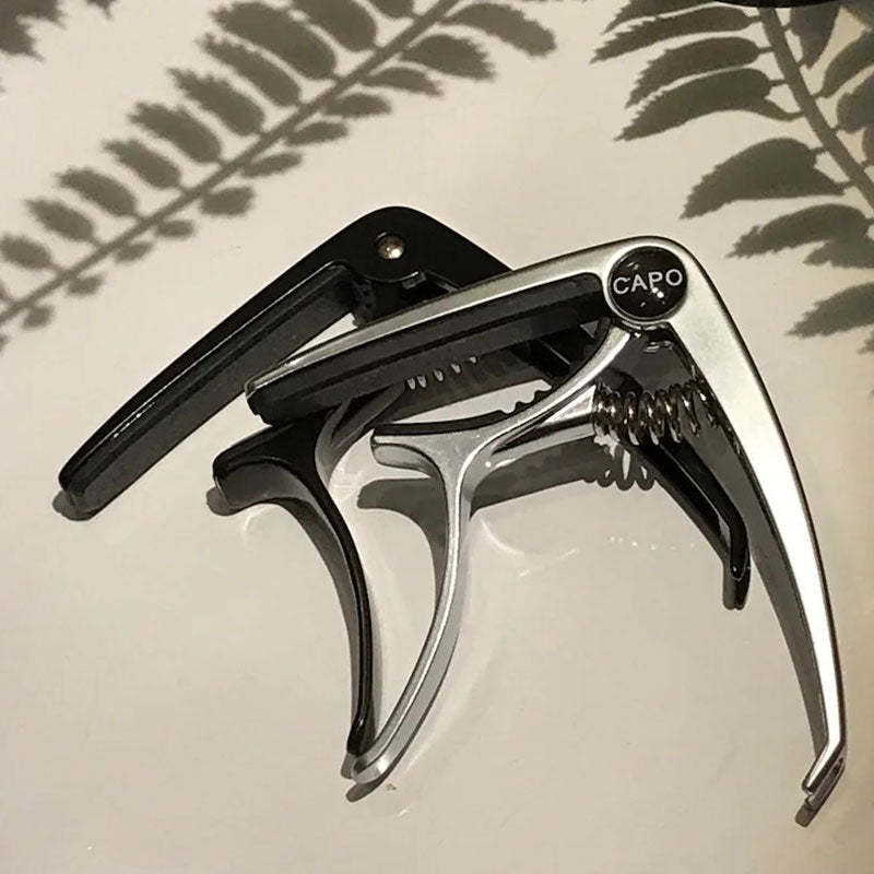 Personalized Metal Guitar Capo, Guitar Pick, Custom Message, Christmas Gift for Guitarists