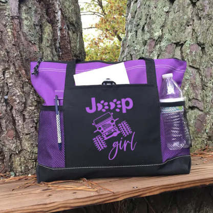 Jeep Girl Design Tote Bag