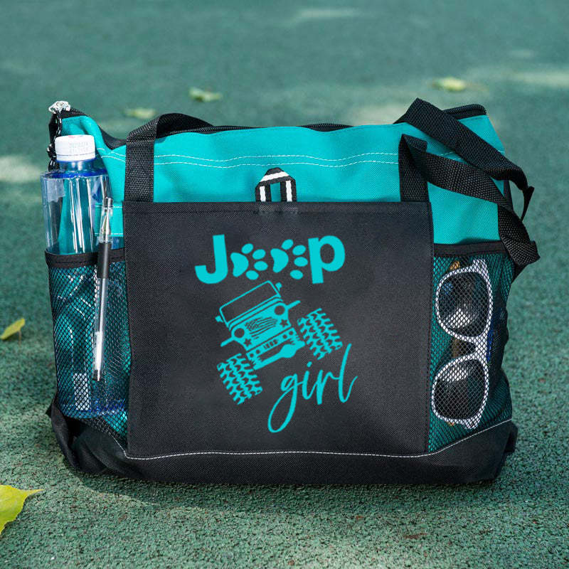 Jeep Girl Design Tote Bag