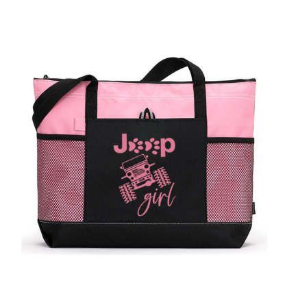 Jeep Girl Design Tote Bag
